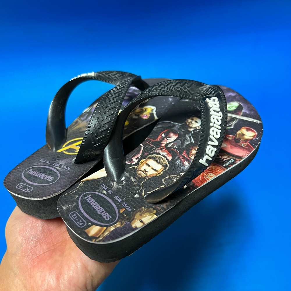 Havaianas Toddler Marvel Thong Flip Flop Sandals